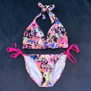 Muti color swimsuit bikini